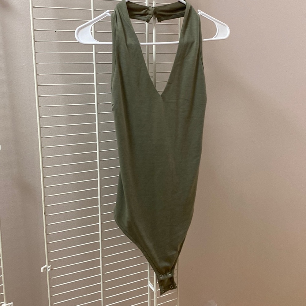 Green body suit